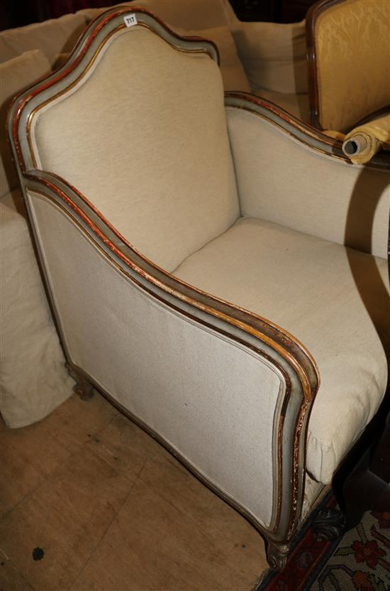 Beige easy chair